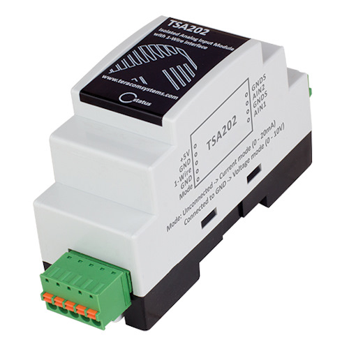 Analoginių signalų (2-kanalų) keitiklis į 1-Wire, TSA202